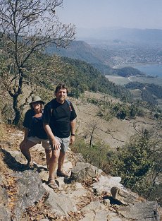 Climbing Sarangkot Hill